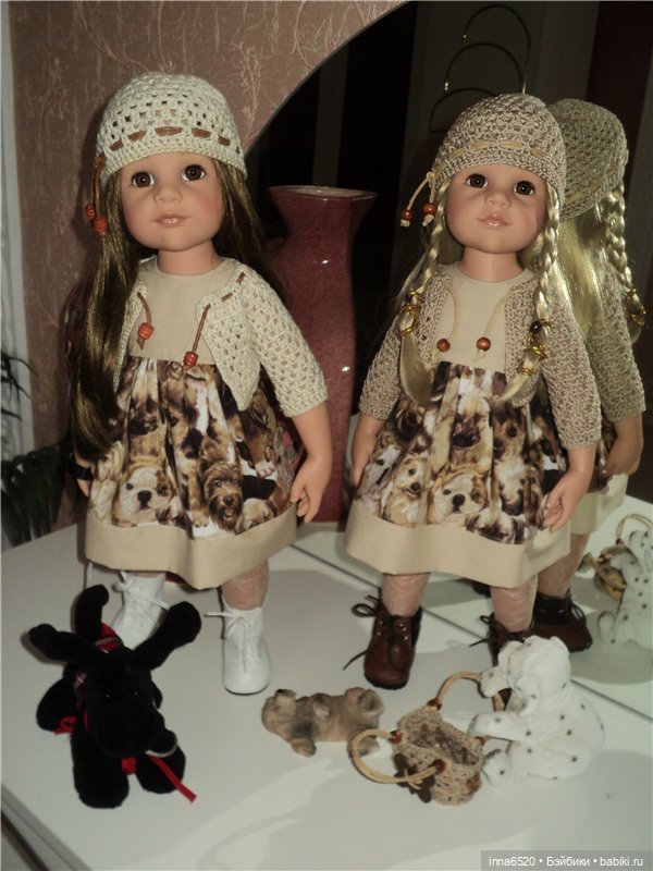 Одежды много не бывает! Наряды для кукол Готц и не только