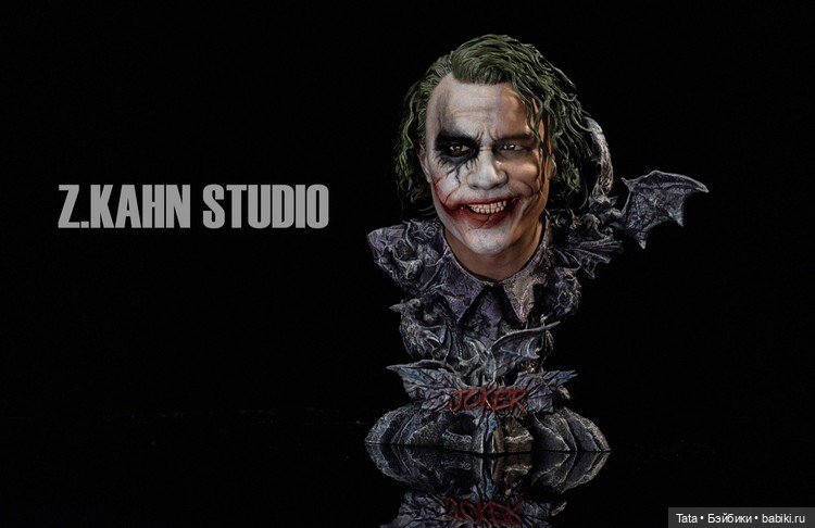 Z.KAHN STUDIO - бюст Джокера Хита Леджера формата 1/3 (фото 3)