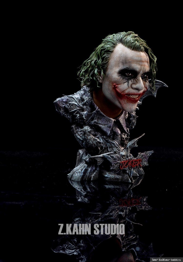 Z.KAHN STUDIO - бюст Джокера Хита Леджера формата 1/3 (фото 5)