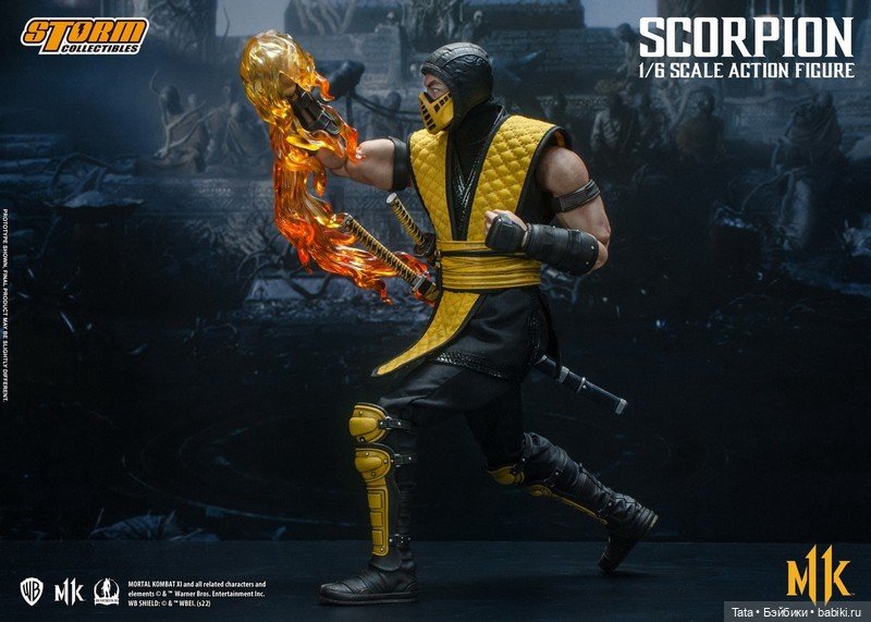 Storm Collectibles - фигурка Скорпиона в формате 1/6 по мотивам МК 11 (фото 5)