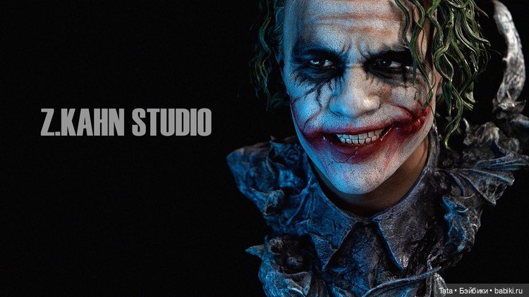 Z.KAHN STUDIO - бюст Джокера Хита Леджера формата 1/3 (фото 6)