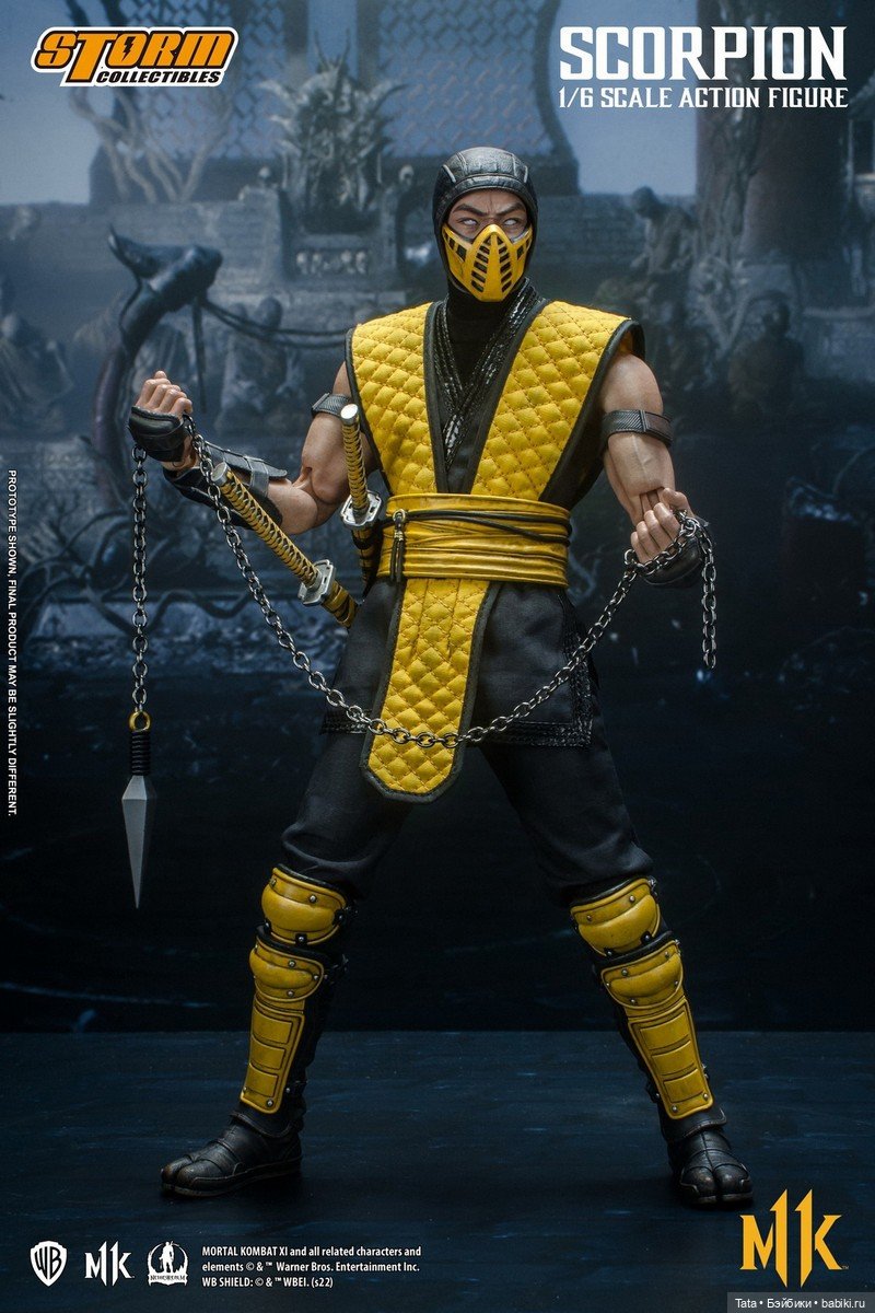 Storm Collectibles - фигурка Скорпиона в формате 1/6 по мотивам МК 11