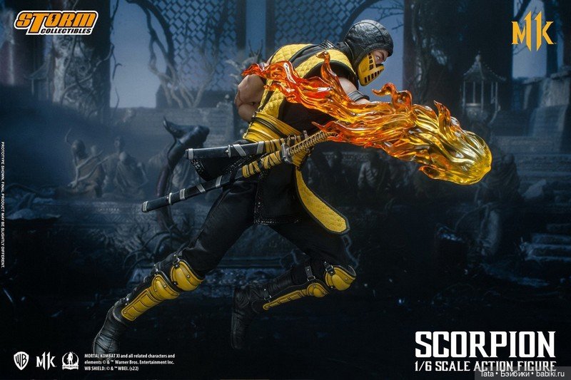 Storm Collectibles - фигурка Скорпиона в формате 1/6 по мотивам МК 11 (фото 4)