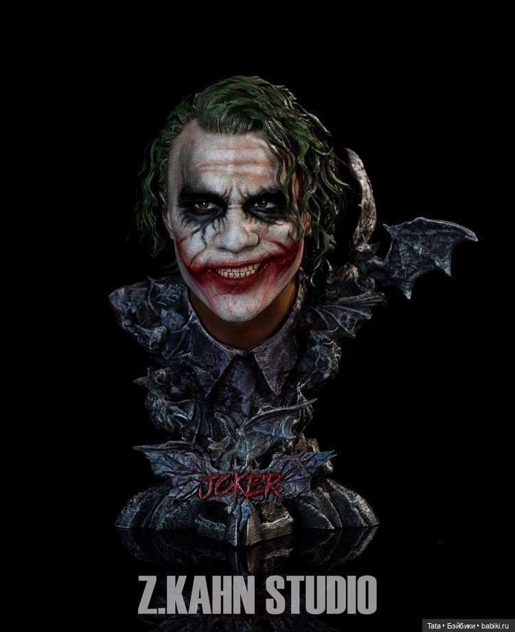 Z.KAHN STUDIO - бюст Джокера Хита Леджера формата 1/3