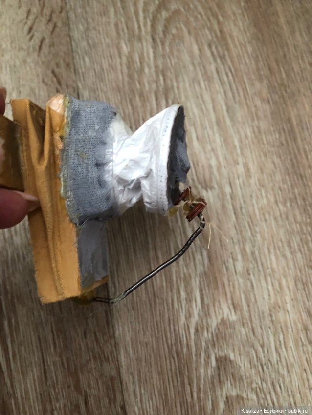 Интересный пищик антикварной куклы. Как отреставрировать (фото 4)