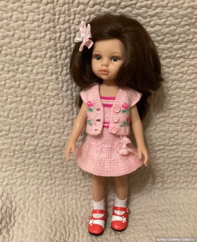 Комплект в розовых тонах — Одежда и обувь для кукол своими руками: фото (фото 5)