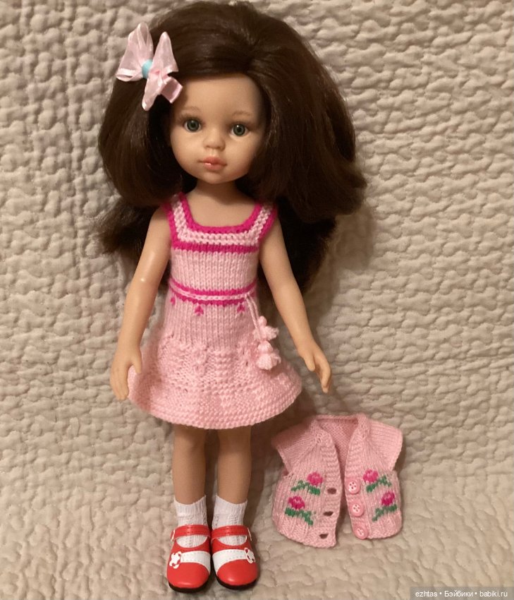 Комплект в розовых тонах — Одежда и обувь для кукол своими руками: фото (фото 7)