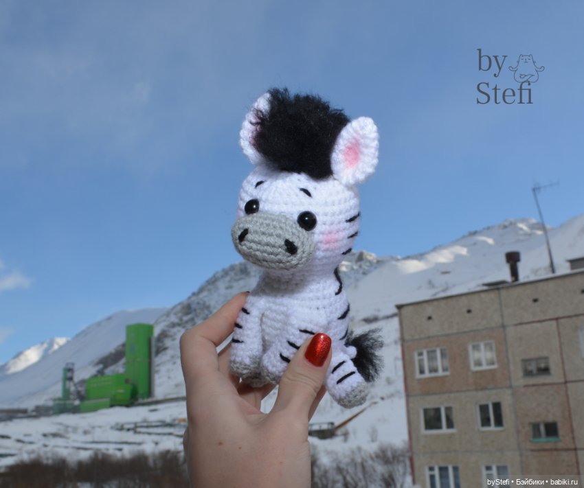 Зёбрик — Вязаные игрушки и амигуруми: крючком (фото 7)