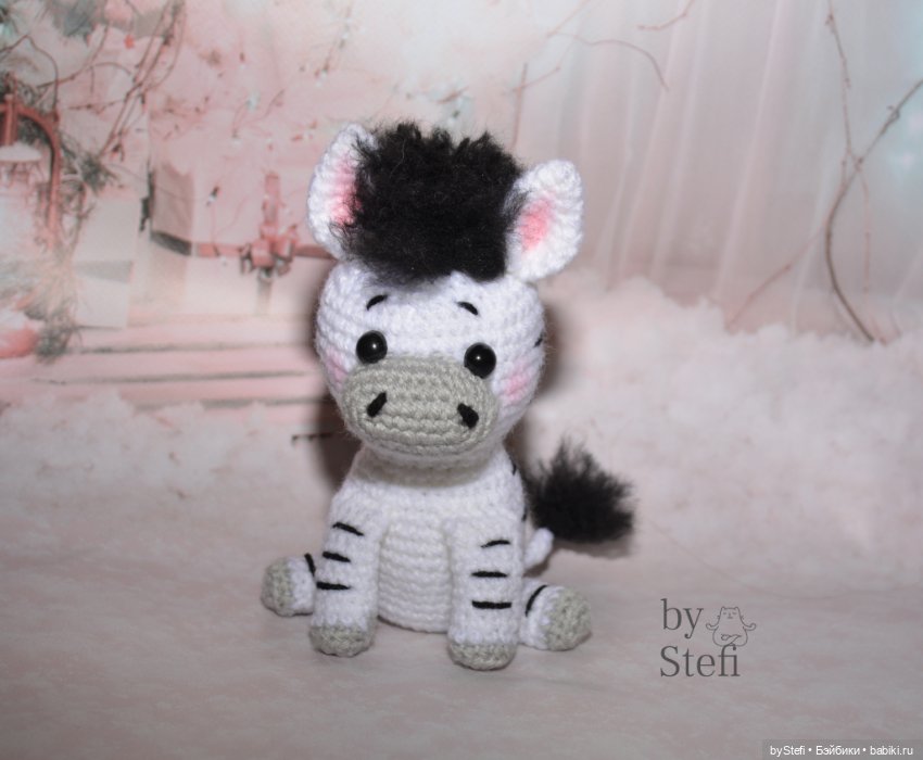 Зёбрик — Вязаные игрушки и амигуруми: крючком (фото 4)