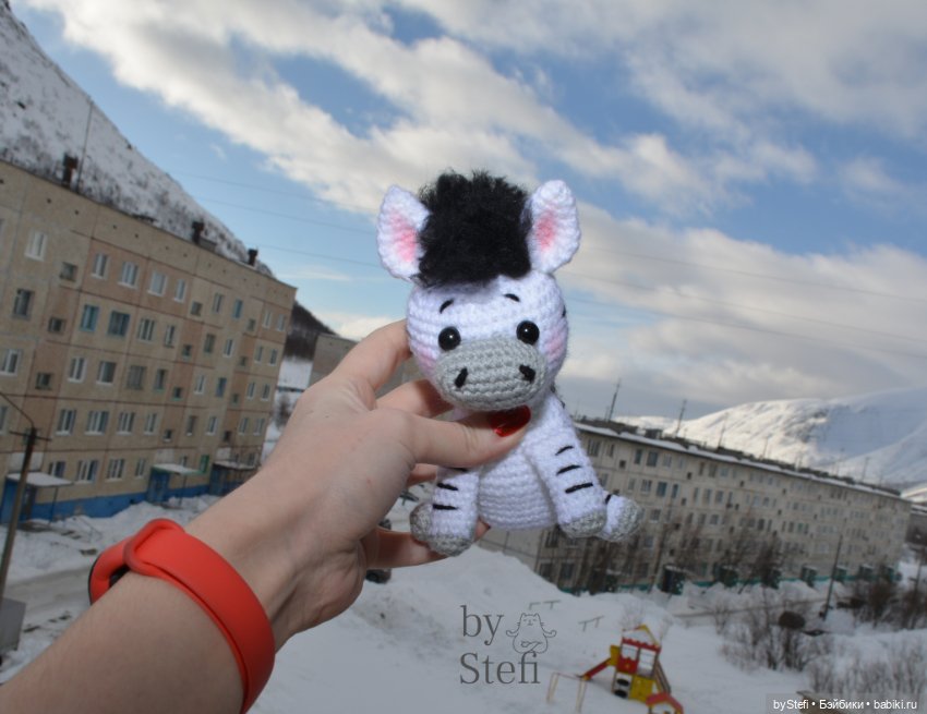 Зёбрик — Вязаные игрушки и амигуруми: крючком (фото 2)