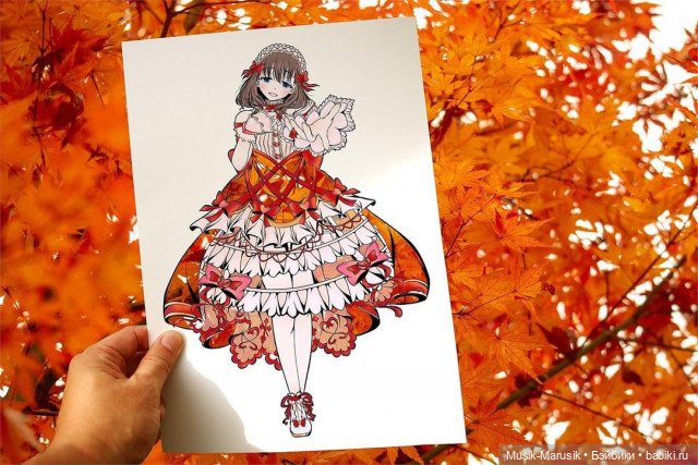 Японская художница раскрашивает вырезанные в бумаге силуэты с помощью окружающей природы (фото 5)