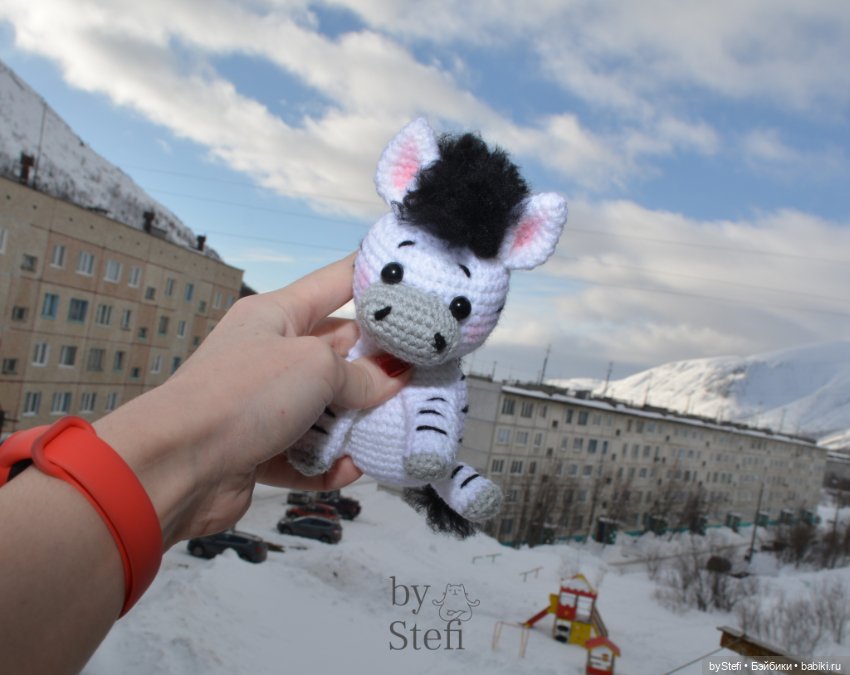 Зёбрик — Вязаные игрушки и амигуруми: крючком (фото 3)