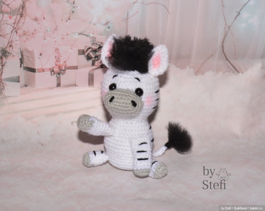 Зёбрик — Вязаные игрушки и амигуруми: крючком (фото 5)