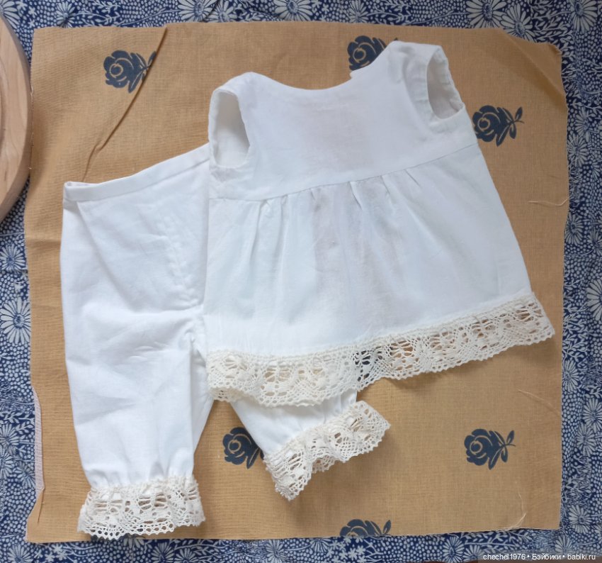 Одежда для антикварной куклы (фото 7)