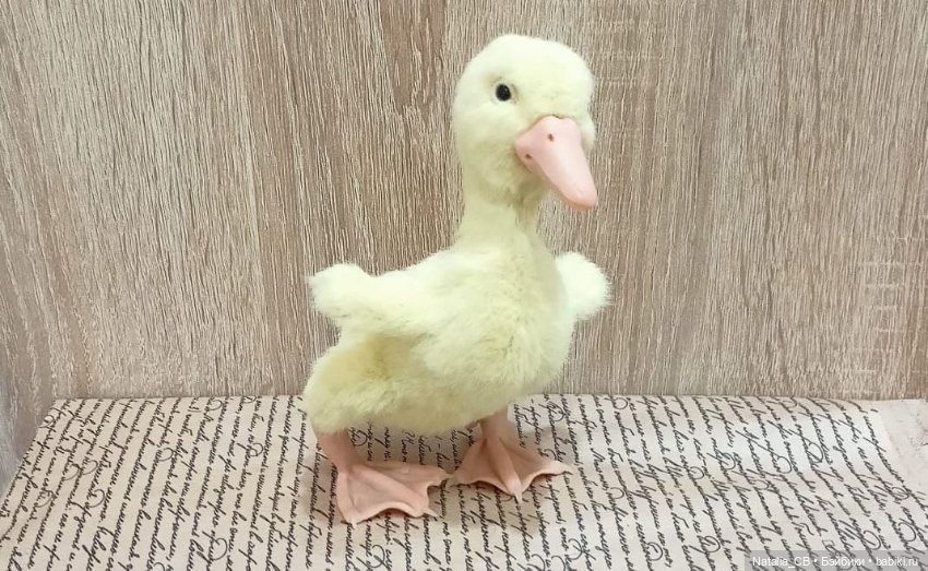 Утёнок-тедди — Авторские мишки Тедди и друзья: фото (фото 2)