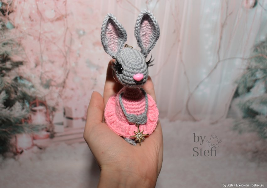 Зайка Мурфочка — Вязаные игрушки и амигуруми: крючком (фото 4)
