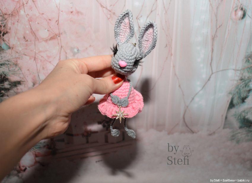 Зайка Мурфочка — Вязаные игрушки и амигуруми: крючком (фото 3)