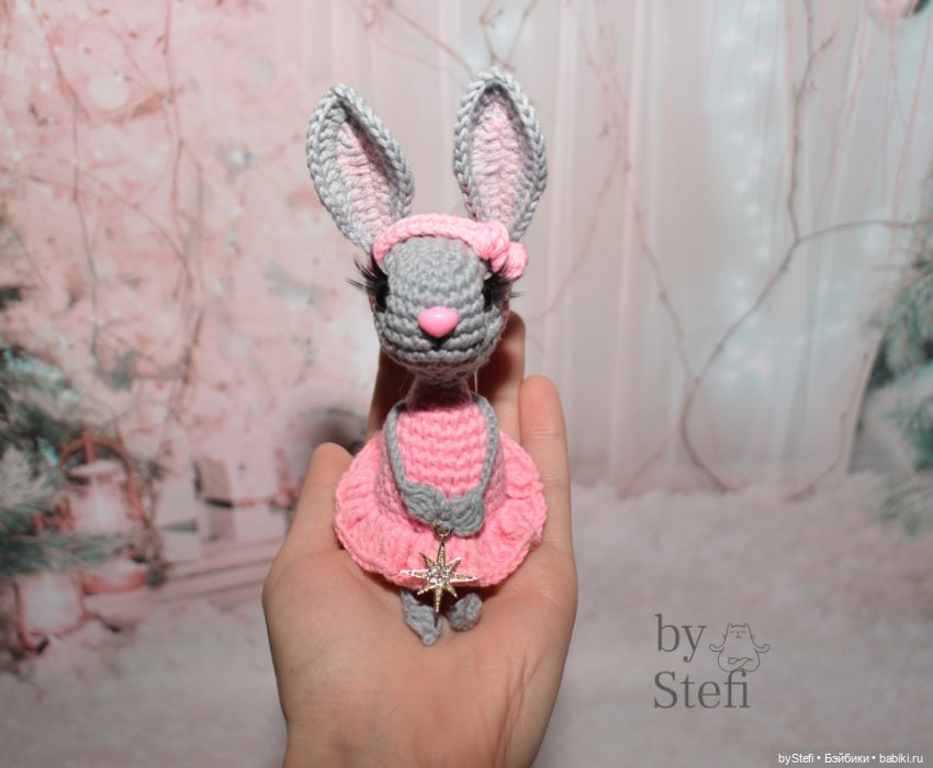 Зайка Мурфочка — Вязаные игрушки и амигуруми: крючком