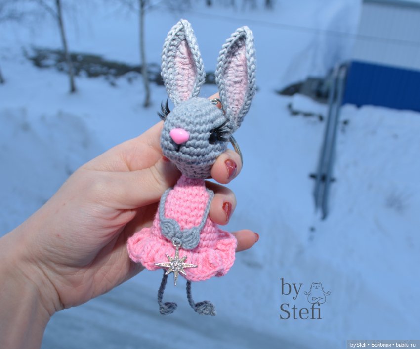 Зайка Мурфочка — Вязаные игрушки и амигуруми: крючком (фото 7)