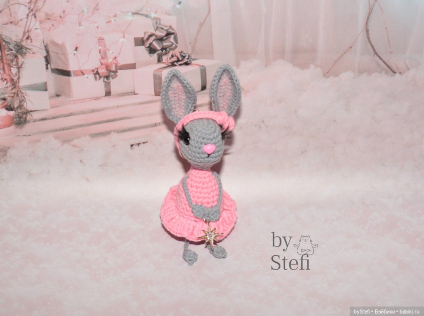 Зайка Мурфочка — Вязаные игрушки и амигуруми: крючком (фото 6)