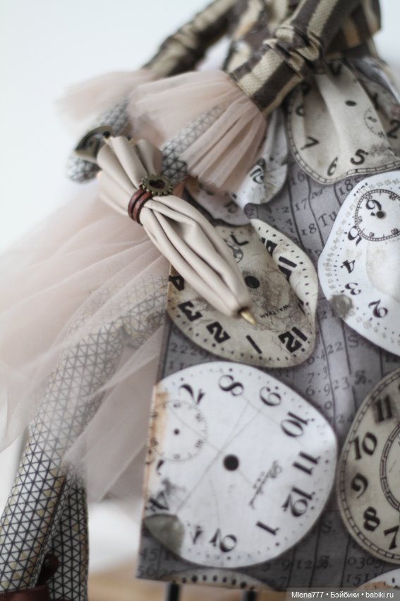 Свидание у часов! Жирафы — Авторские текстильные куклы: Вальдорфские (фото 8)