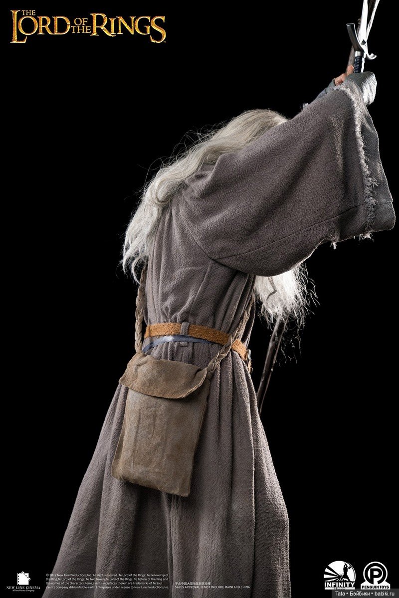 Infinity Studio с Penguin Toys - статуя Гэндальфа Серого в масштабе 1:2 (фото 5)