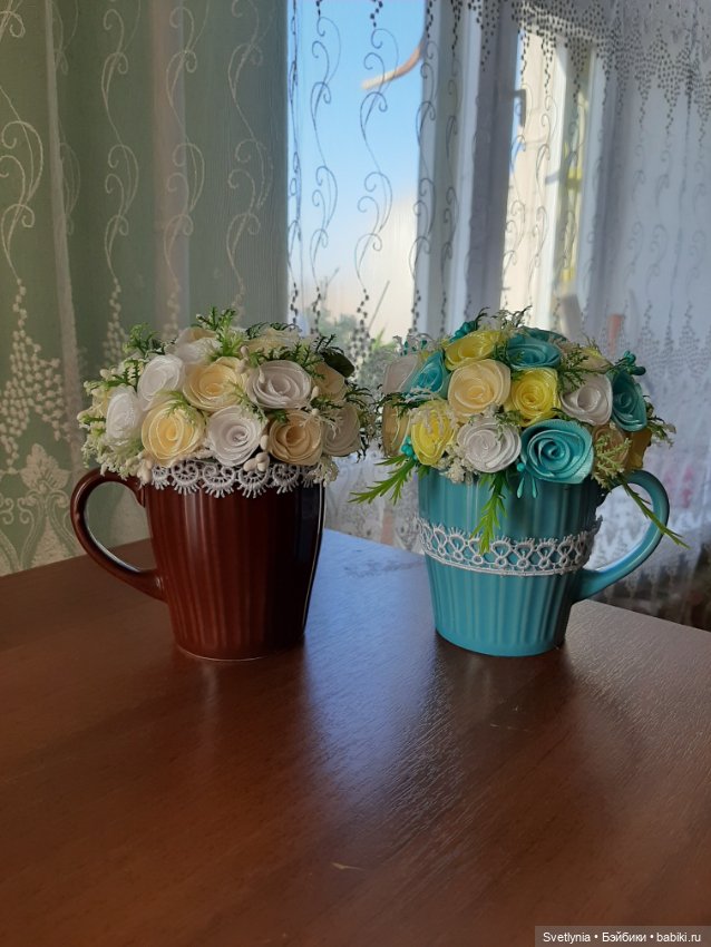 Композиции из роз — Авторские игрушки из разных материалов: синельная проволока (фото 5)