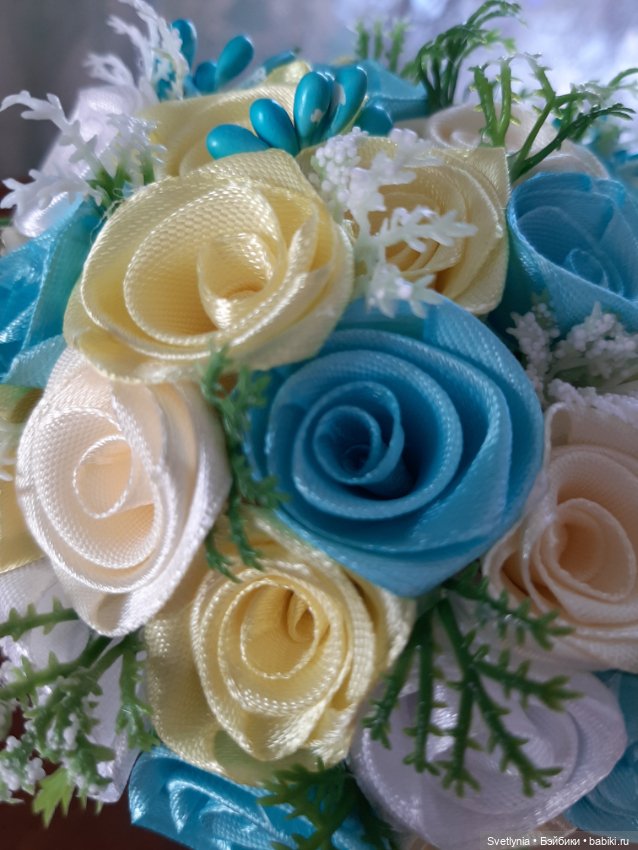 Композиции из роз — Авторские игрушки из разных материалов: синельная проволока (фото 4)