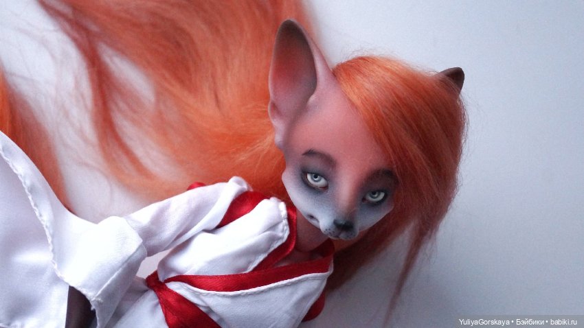 Необыкновенное платье 🧡❤ — Одежда и обувь для кукол BJD (БЖД): 1/3 (фото 6)