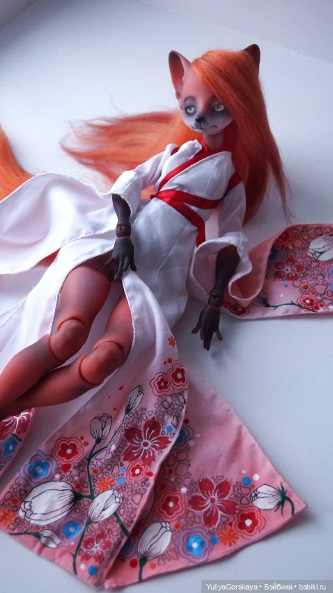 Необыкновенное платье 🧡❤ — Одежда и обувь для кукол BJD (БЖД): 1/3