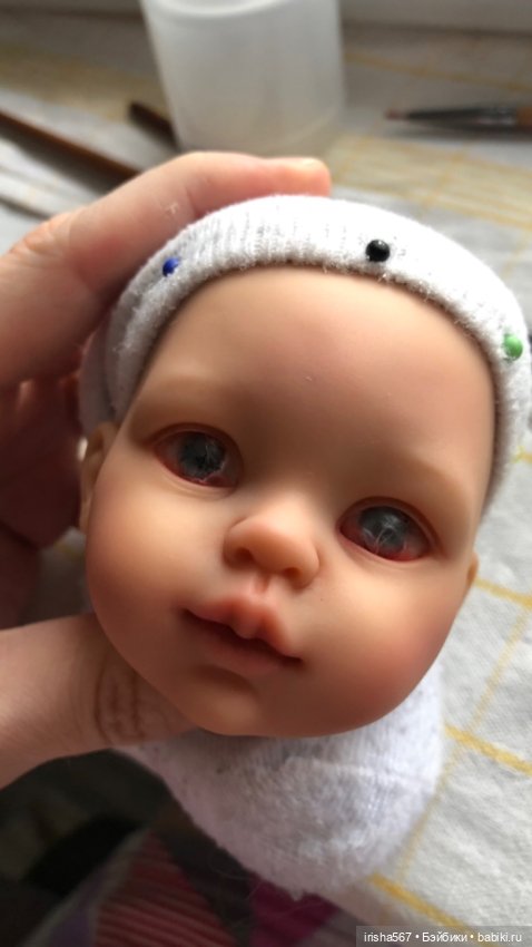 Маленькая малышка Паолка — ООАК Paola Reina (Паола Рейна) и испанских кукол: перерисовка (фото 5)