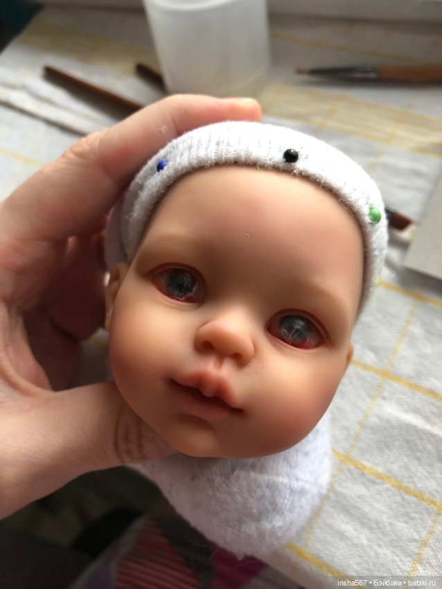 Маленькая малышка Паолка — ООАК Paola Reina (Паола Рейна) и испанских кукол: перерисовка (фото 3)