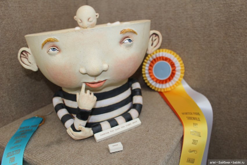 Креативные керамические скульптуры от автора Kina Crow