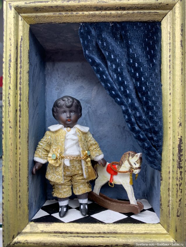 Сервантная коллекция — Авторские куклы в антикварном стиле: будуарные (фото 6)