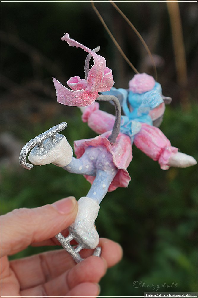 Вторая серия ватничков — Ватные игрушки на елку: ретро