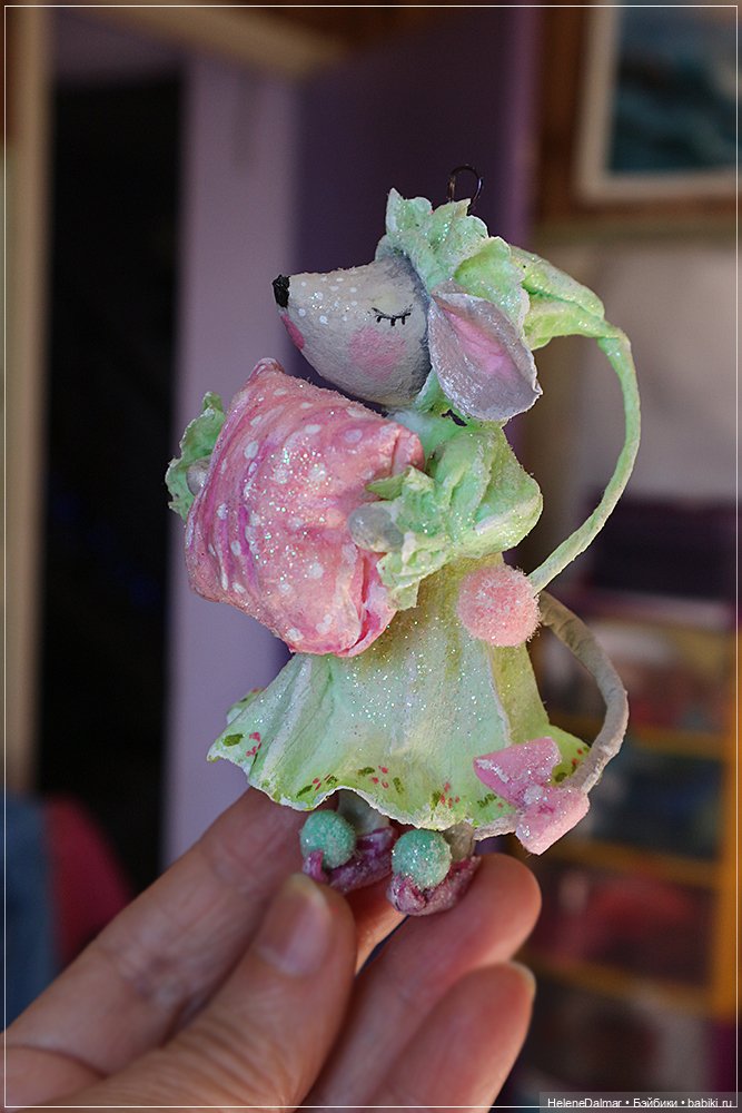 Вторая серия ватничков — Ватные игрушки на елку: ретро