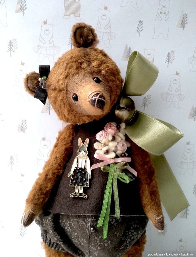 Флорет — Авторские мишки Тедди и друзья: фото (фото 3)