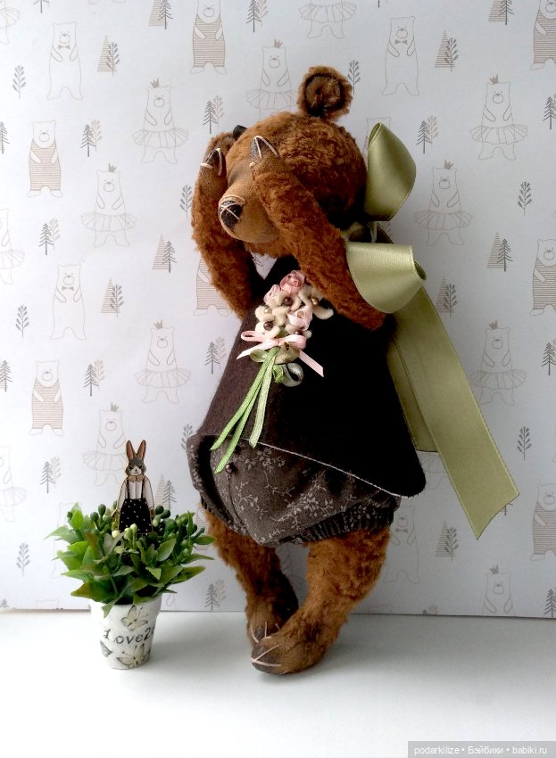 Флорет — Авторские мишки Тедди и друзья: фото (фото 2)