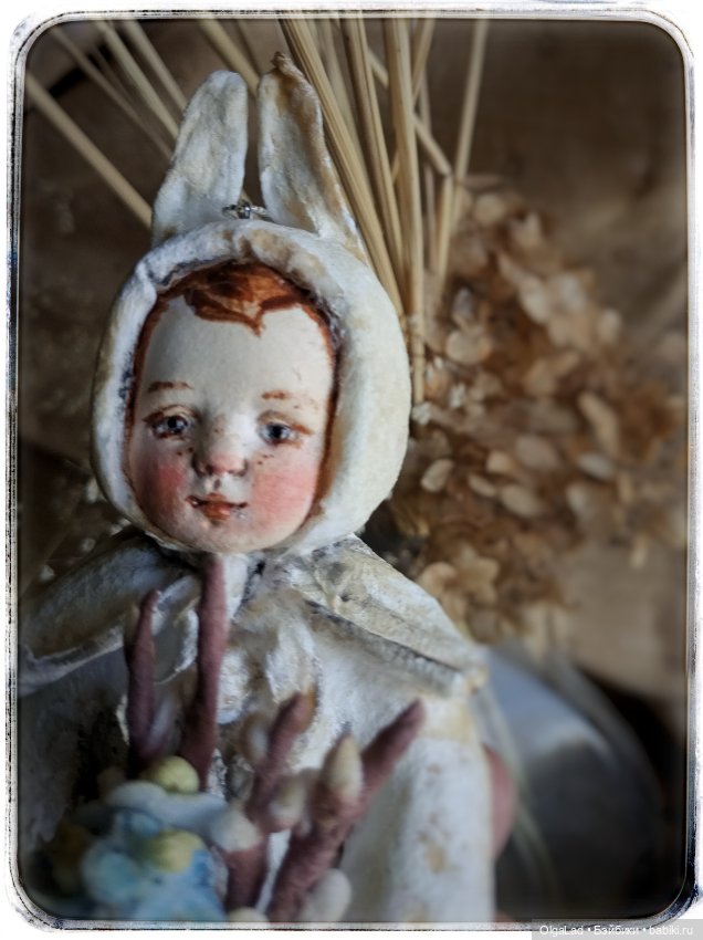 Коллекция Easter vintage — Ватные игрушки на елку: ретро (фото 7)