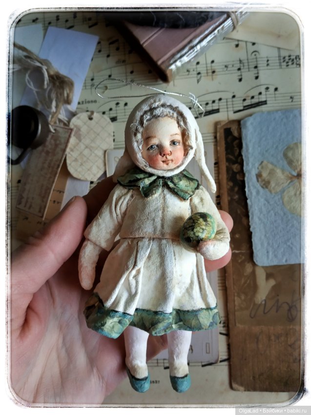 Коллекция Easter vintage — Ватные игрушки на елку: ретро