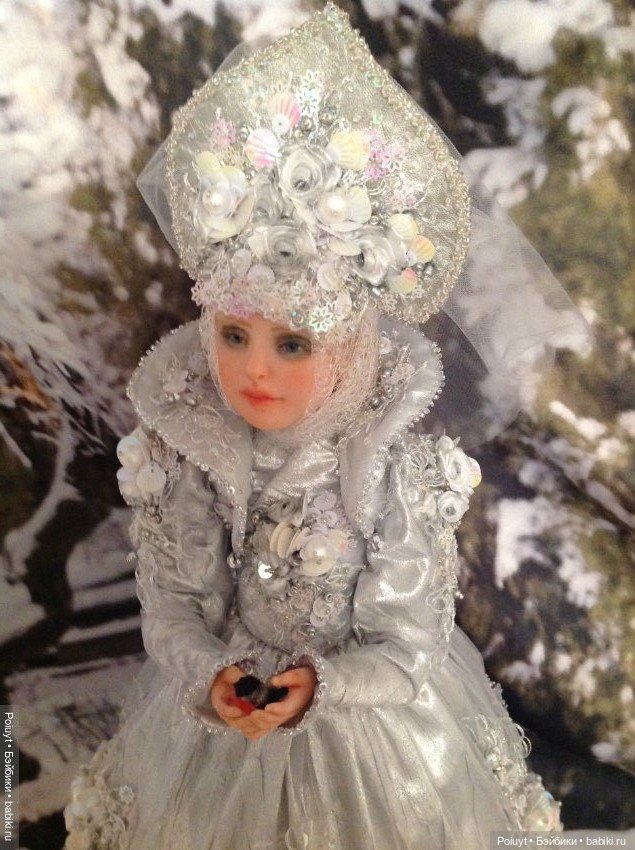 Снегурочка - повтор — Лепка авторских кукол: полимерная глина (фото 5)