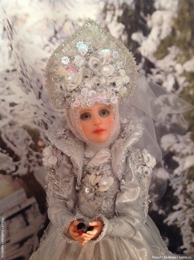 Снегурочка - повтор — Лепка авторских кукол: полимерная глина (фото 3)