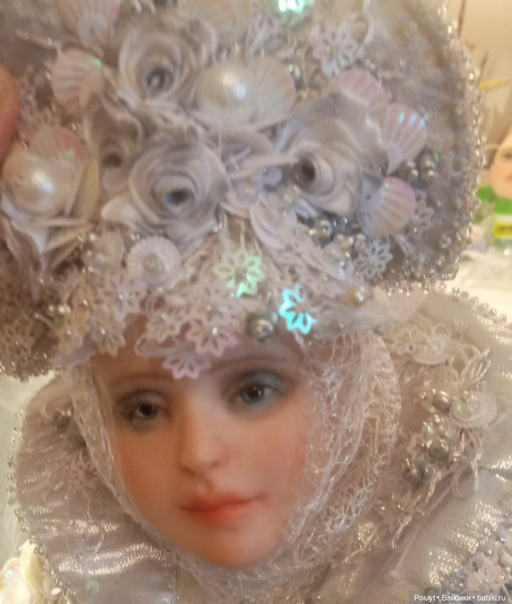 Снегурочка - повтор — Лепка авторских кукол: полимерная глина (фото 6)