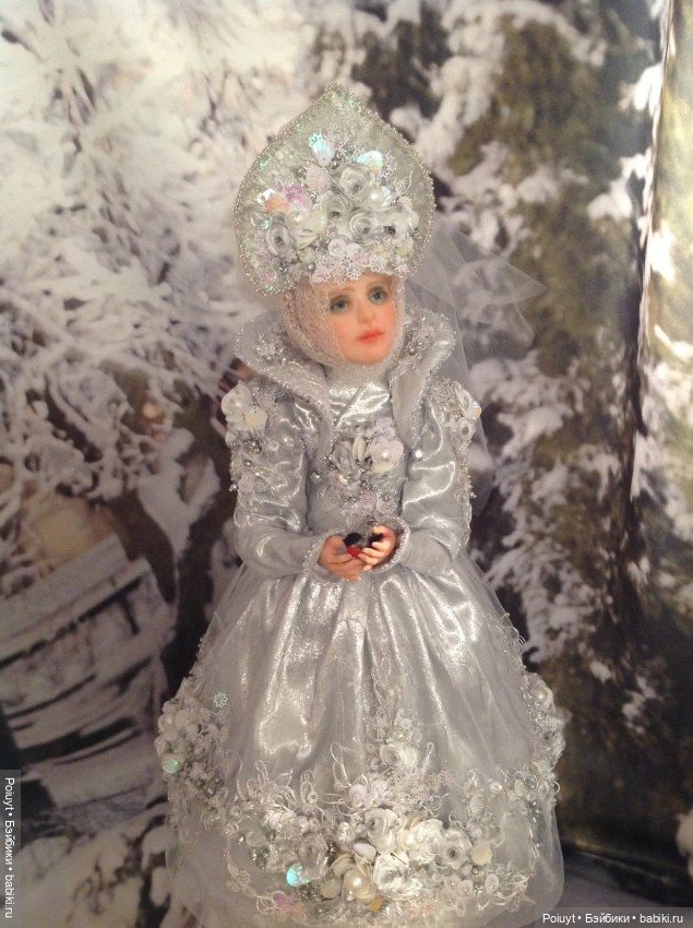 Снегурочка - повтор — Лепка авторских кукол: полимерная глина (фото 2)