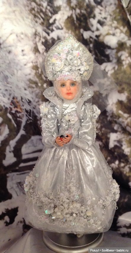 Снегурочка - повтор — Лепка авторских кукол: полимерная глина (фото 4)