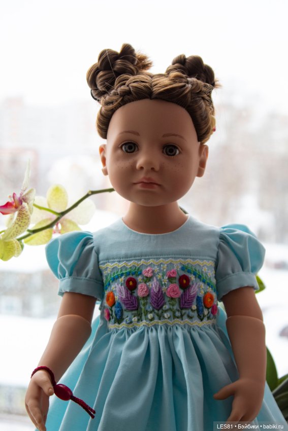 Цветочные платья для любимых кукол (фото 8)