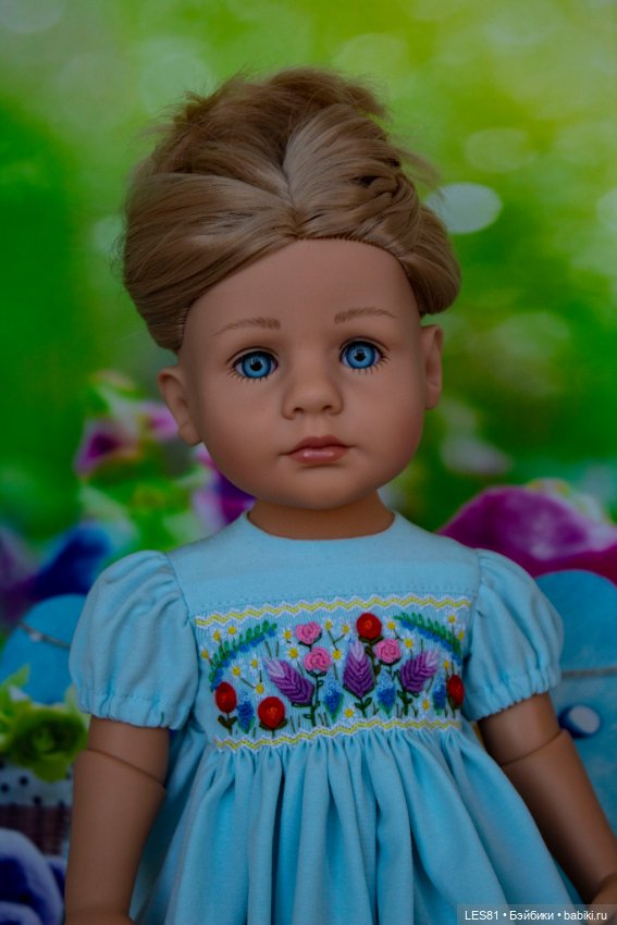 Цветочные платья для любимых кукол (фото 10)