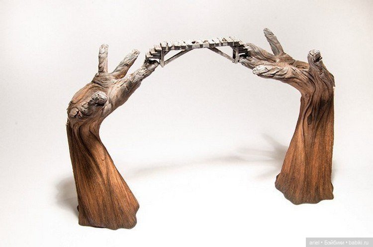 Деревянные скульптуры из керамики от Кристофера Дэвида Уайта (фото 2)