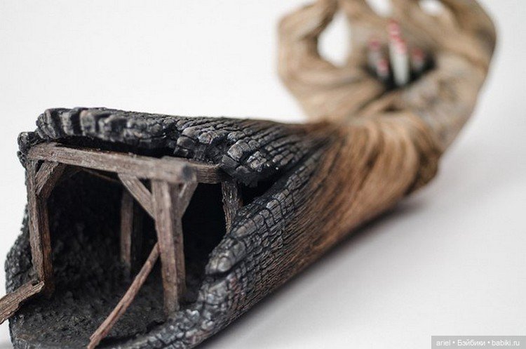 Деревянные скульптуры из керамики от Кристофера Дэвида Уайта