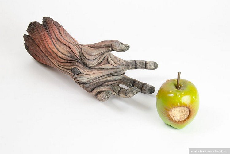 Деревянные скульптуры из керамики от Кристофера Дэвида Уайта (фото 10)